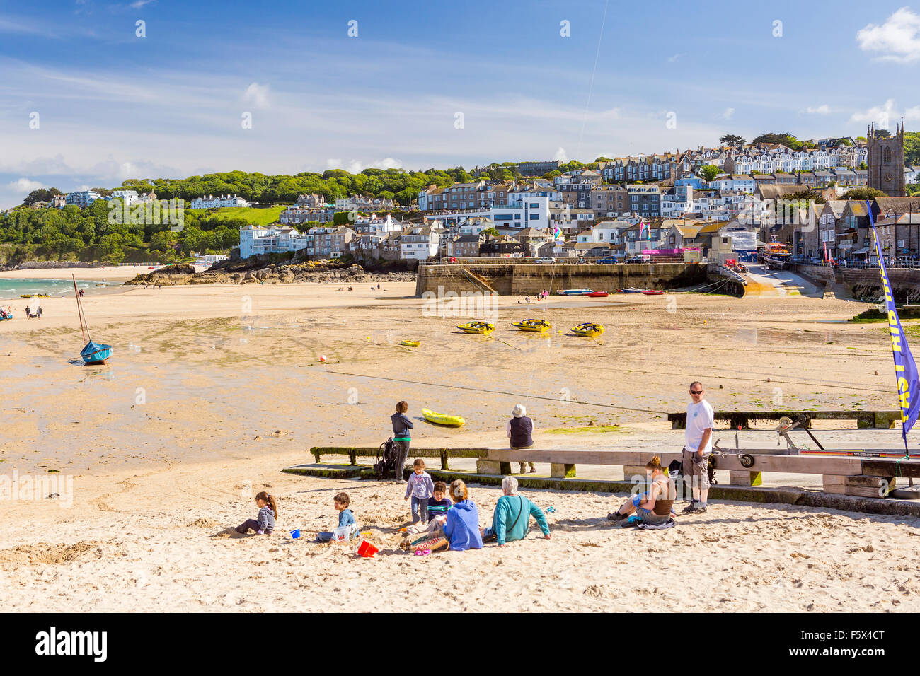 Au nord de St Ives, Cornwall, Angleterre, Royaume-Uni, Europe. Banque D'Images