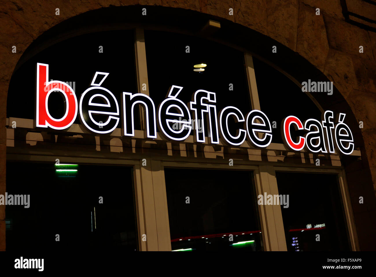 Benefica Markennamen : 'Cafe', Berlin. Banque D'Images