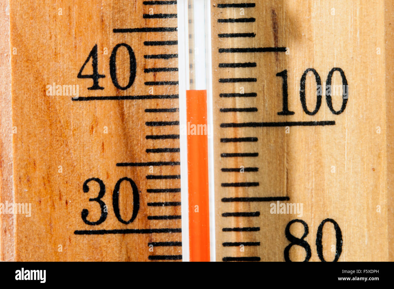 Thermomètre en studio Banque D'Images