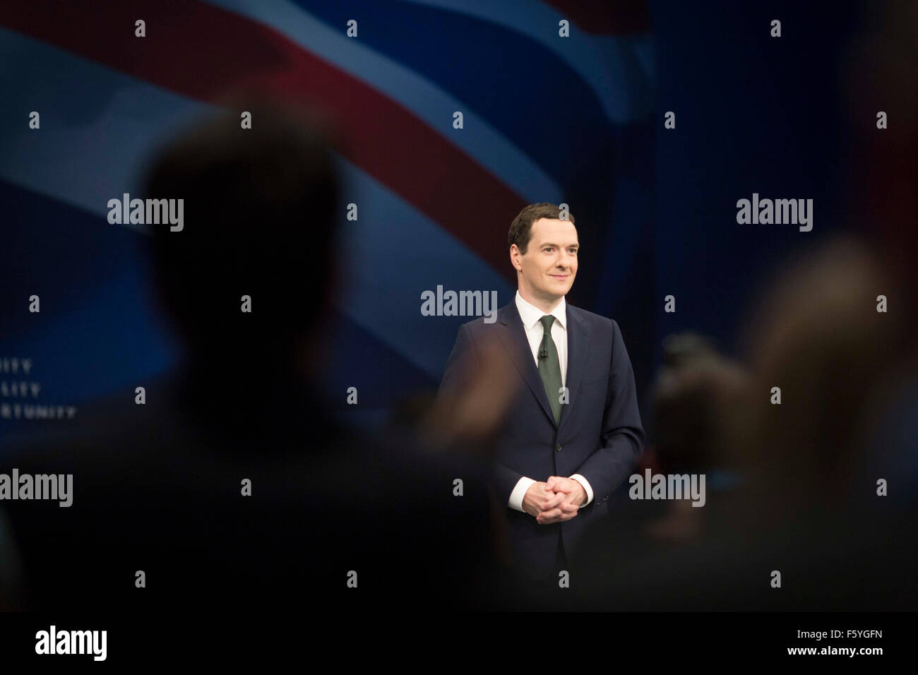 Congrès du Parti conservateur en 2015. George Osborne Banque D'Images