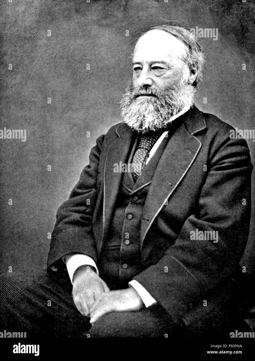 JAMES JOULE (1818-1889) Physicien anglais vers 1875 Banque D'Images
