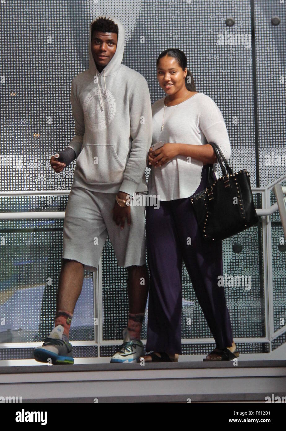 Fils De La Legende De La Nba Shaquille O Neal 6 8 Shareef O Neal Sur Une Seance De Magasinage Avec Shareef O Neal Ou Los Angeles California United States Quand 27 Oct