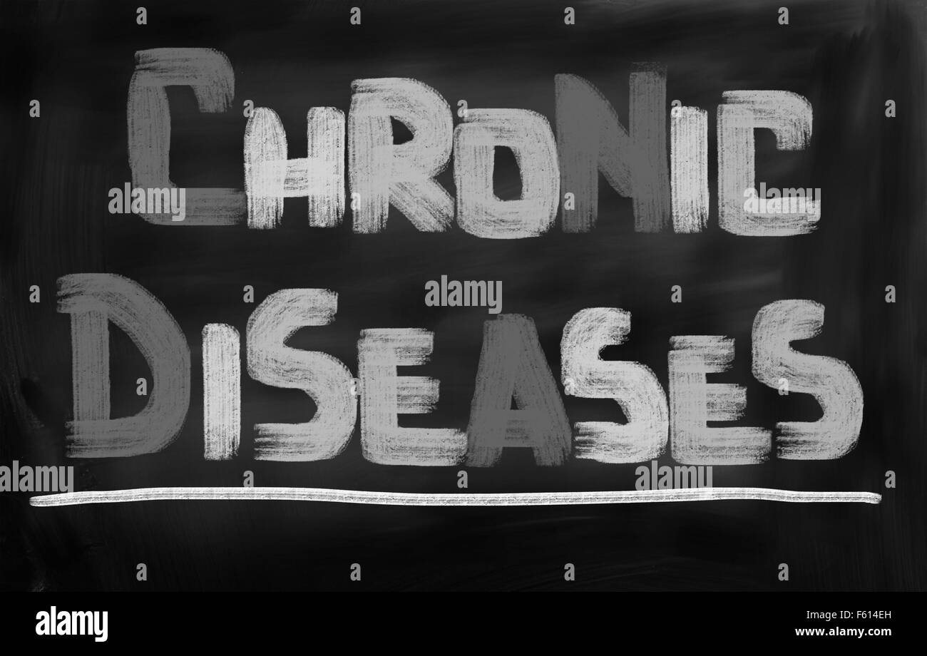 Concept des maladies chroniques Banque D'Images