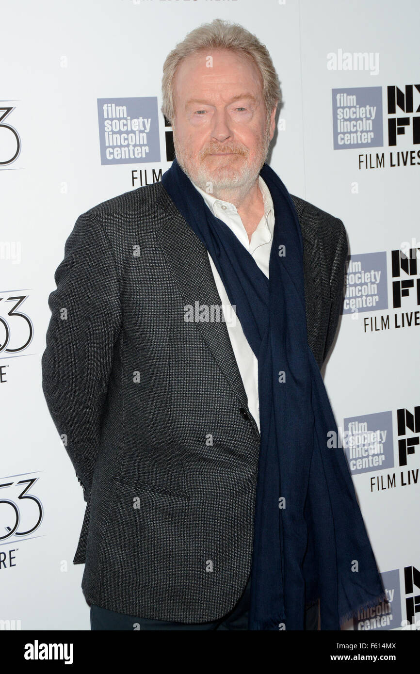 53e Festival du Film de New York - "Le Martien" premiere comprend : Ridley Scott Où : New York City, New York, United States Quand : 27 Oct 2015 Banque D'Images