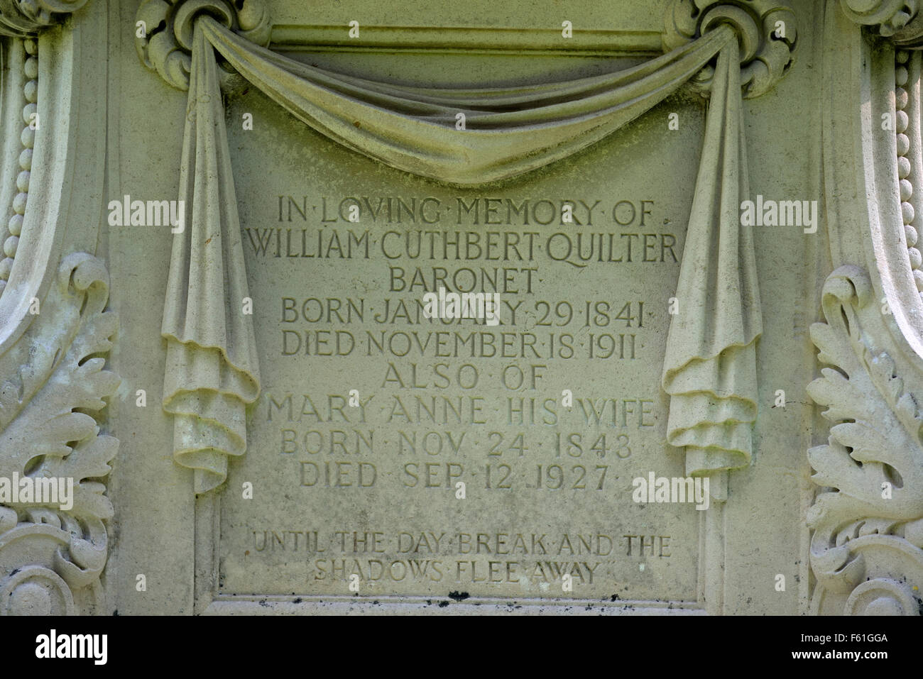 Le mausolée de la famille 183, Bawdsey, Suffolk, Angleterre. Banque D'Images