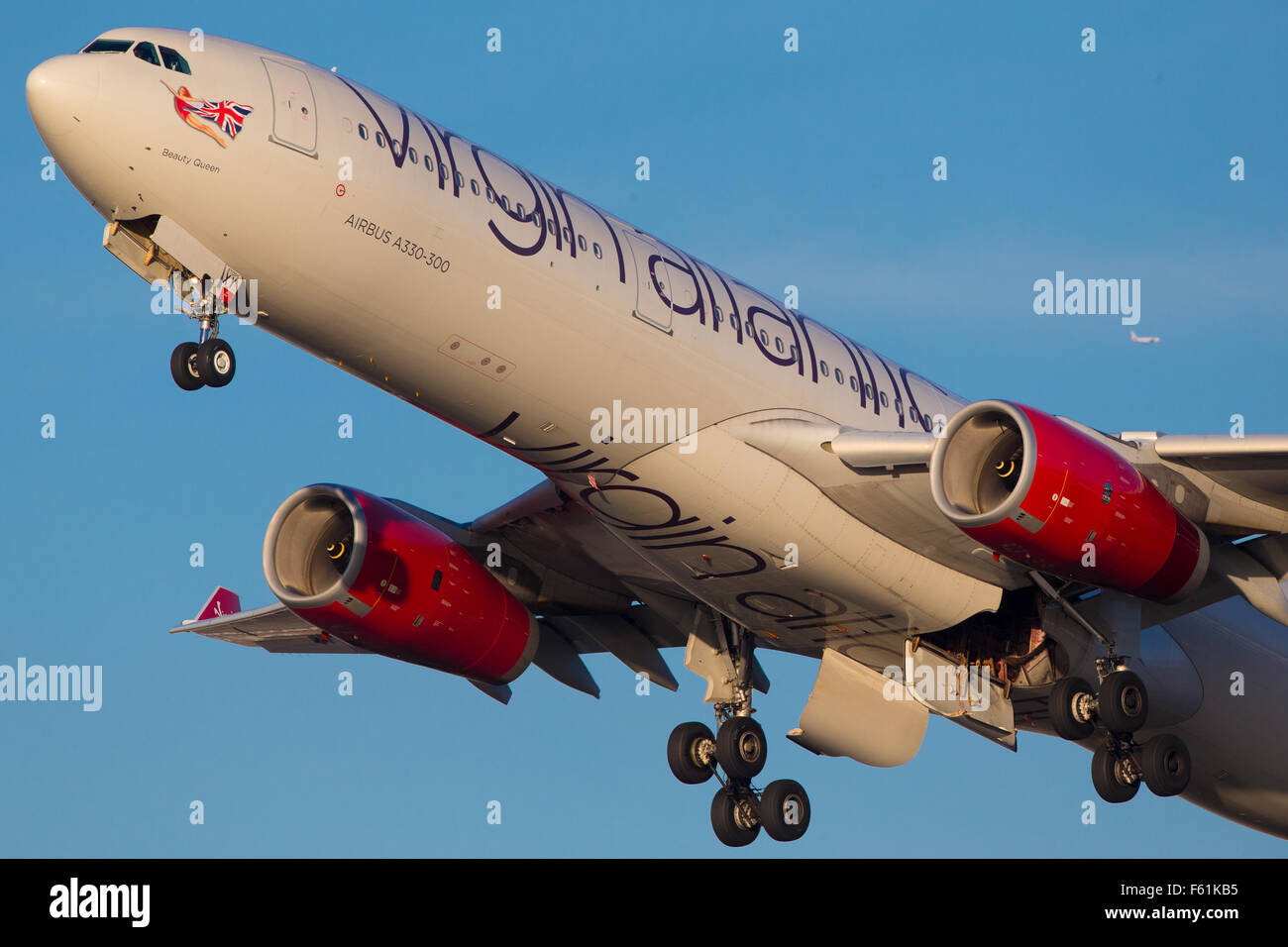 Airbus A330 de Virgin Atlantic Banque D'Images