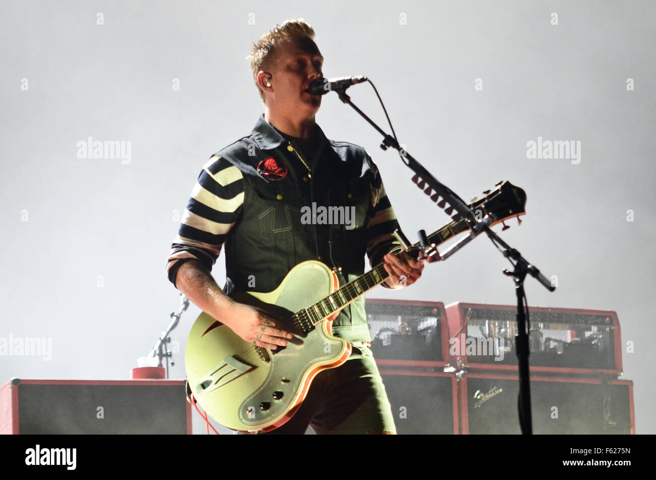 Festival Rock In Rio 2015 EN VEDETTE : Queens of the Stone Age Où : Rio de Janeiro, RJ, Brésil Quand : 24 Oct 2015 Banque D'Images