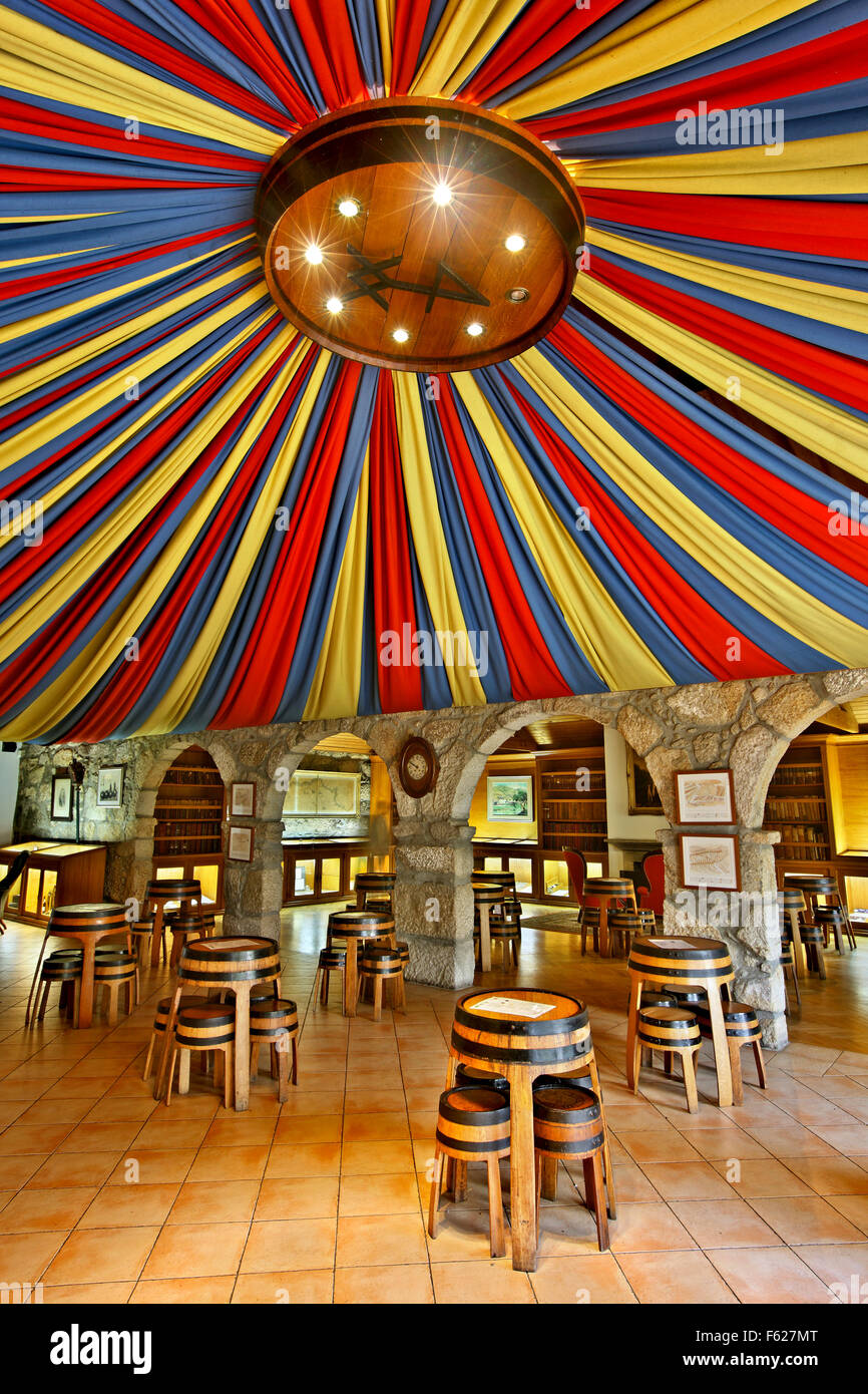 Les salles de dégustation de vin 'Taylor's' à Villa Nova de Gaia, Porto, Porte e Norte, Portugal. Banque D'Images
