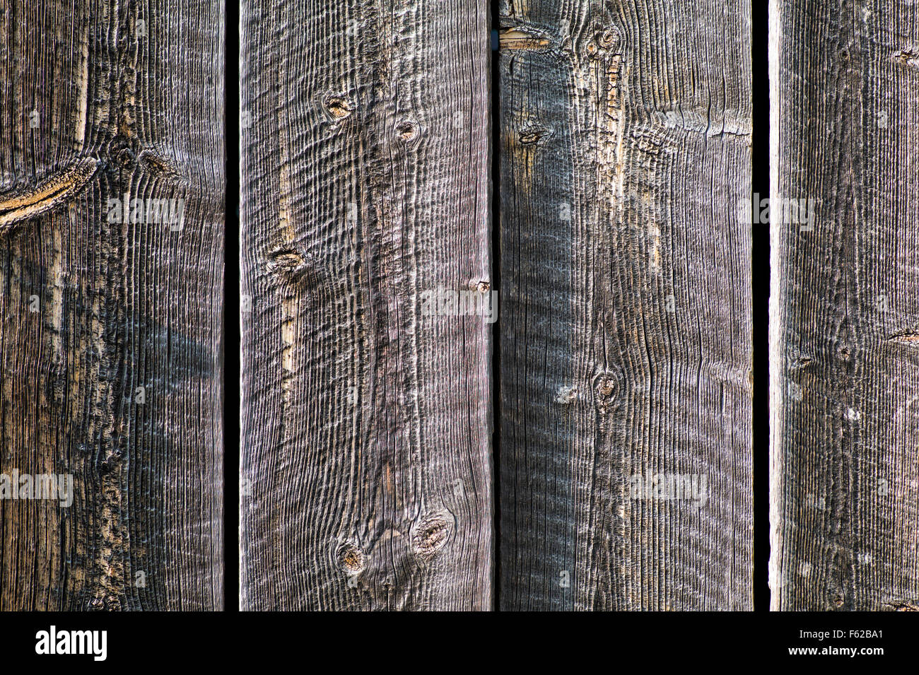Close-up of historic Thomas Murphy barn siding ; Moulton Homestead (c 1910) ; Mormon Row Historic District ; Le Grand Teton Nat'l. Pk Banque D'Images