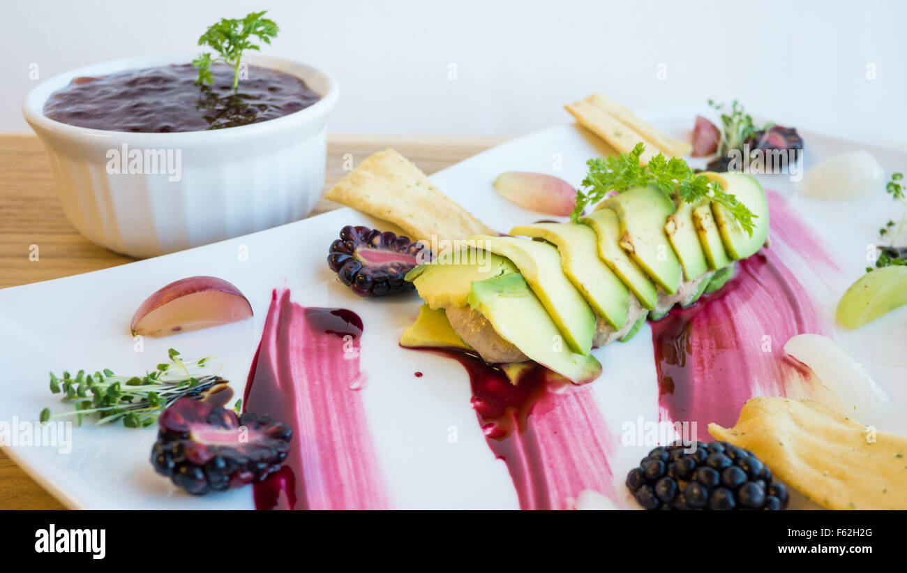 Pâté de Foie de poulet Banque D'Images