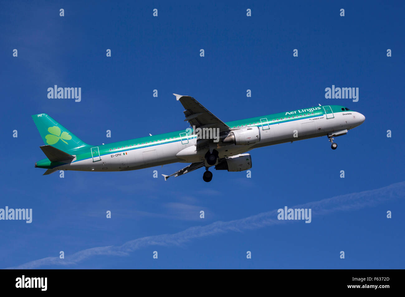 Airbus A321 d'Aer Lingus Banque D'Images