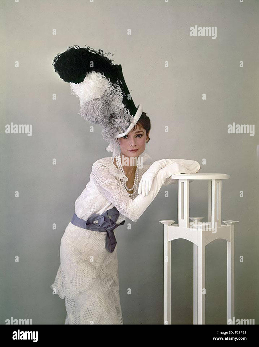 MY FAIR LADY 1964 Warner Bros film avec Audrey Hepburn Banque D'Images