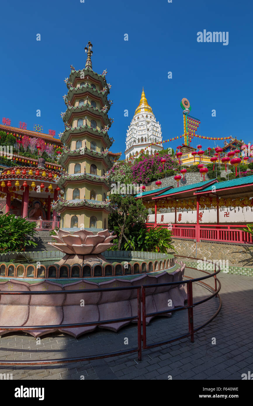 Temple de Kek Lok Si, Penang, Malaisie Banque D'Images