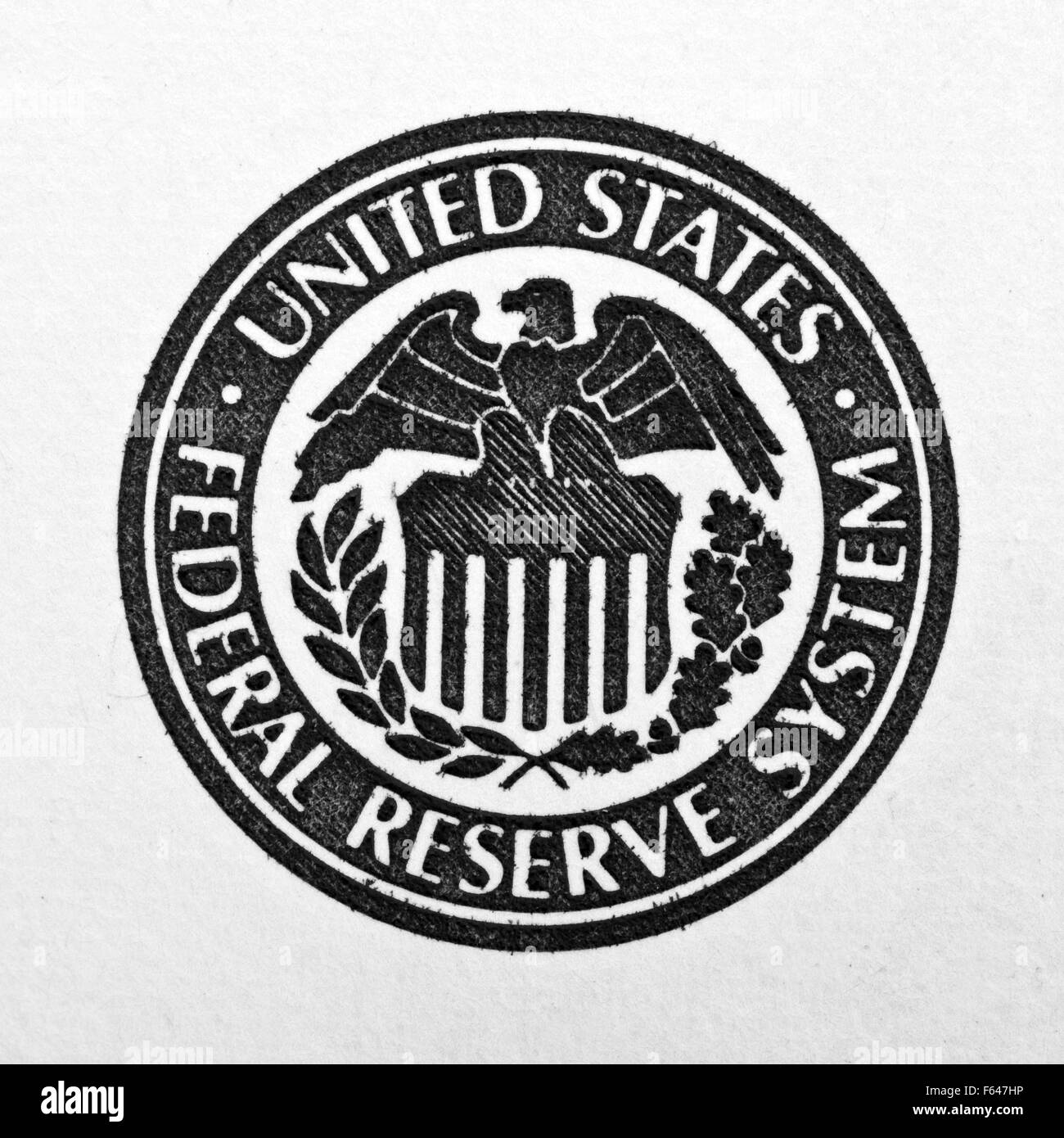 Close-up of United States Federal Reserve System cote Photo Stock - Alamy