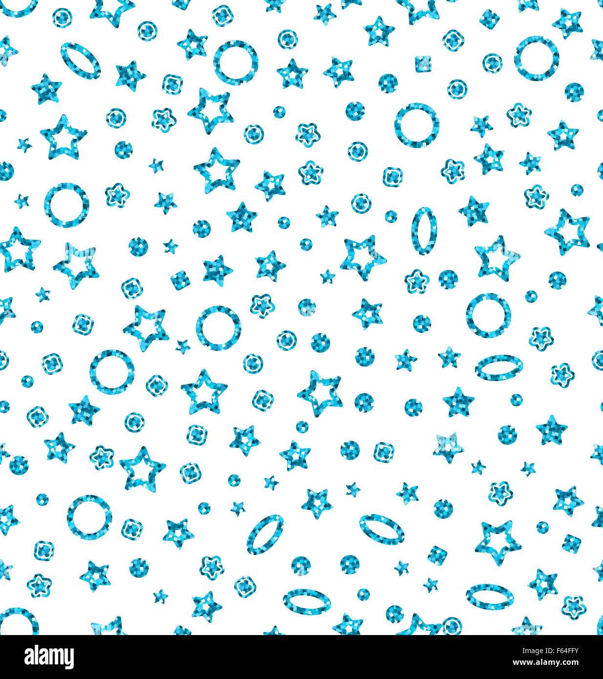 Seamless Texture moirée bleu Illustration de Vecteur