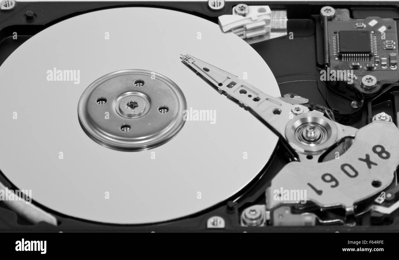 Disque dur Disque dur de l'ordinateur Banque D'Images