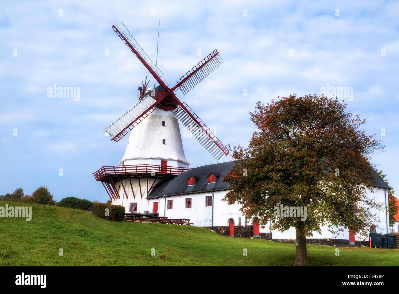 Dybbol, moulin, Jutland, Danemark, Europe Banque D'Images