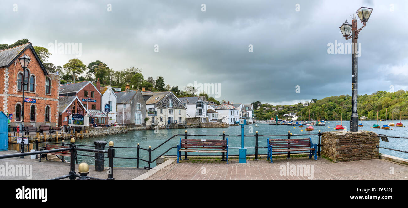 Défilé du port de Fowey, Cornouailles, Angleterre, Royaume-Uni Banque D'Images