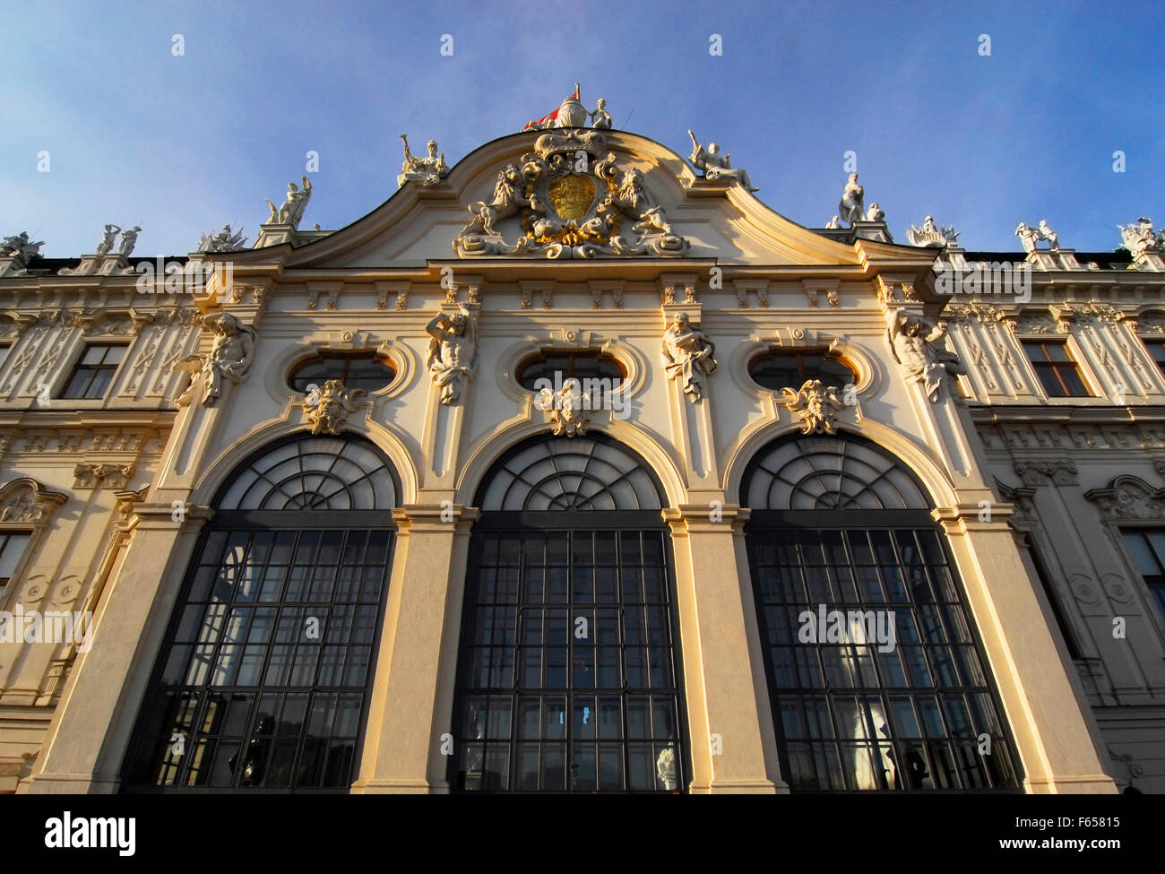 Château Belvedere ; Palace ; Vienne ; l'Autriche Banque D'Images