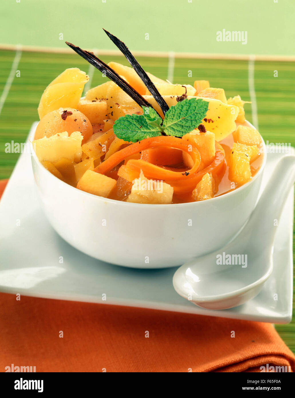 Minestrone de fruits Banque D'Images