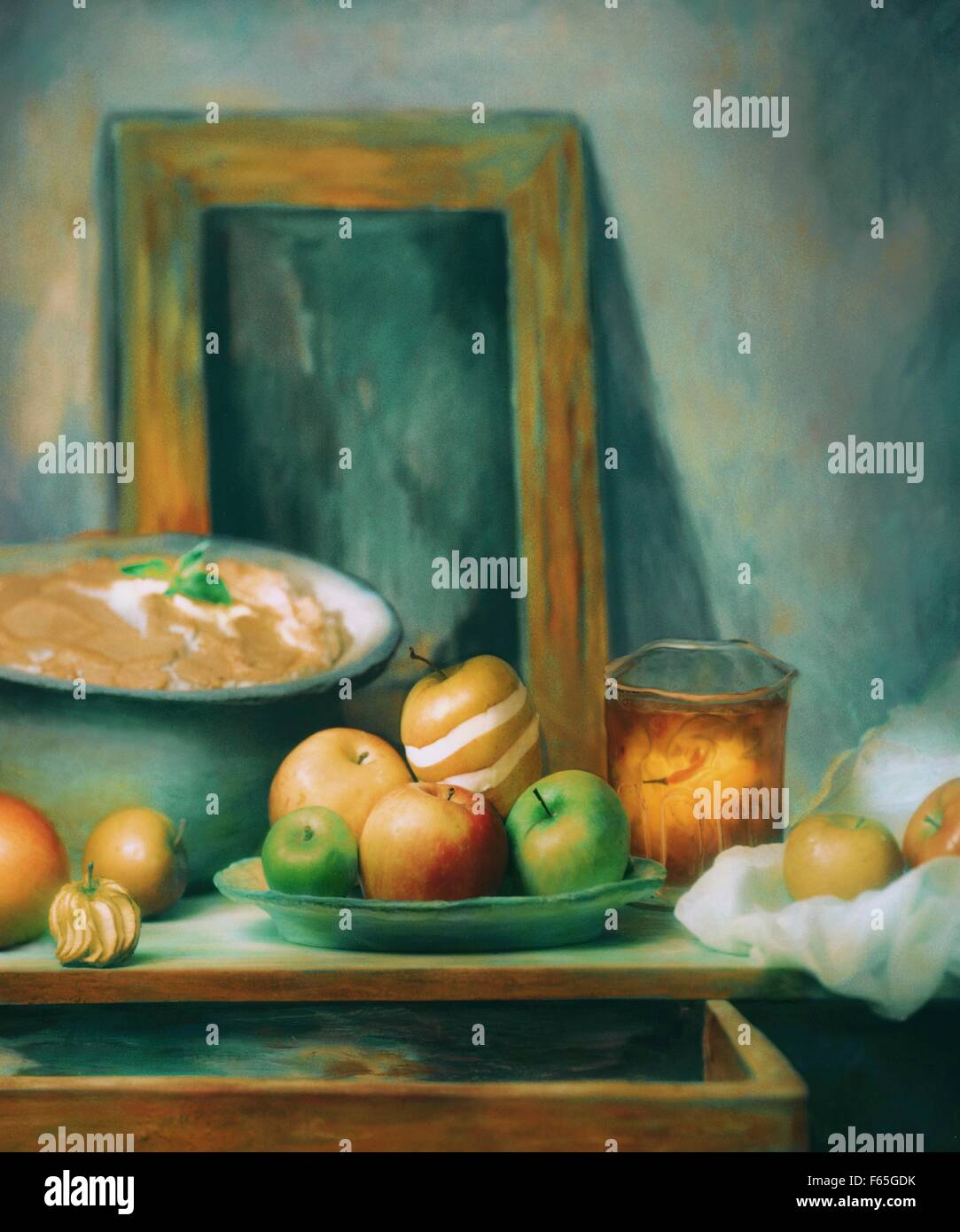 peinture d’Apple Banque D'Images