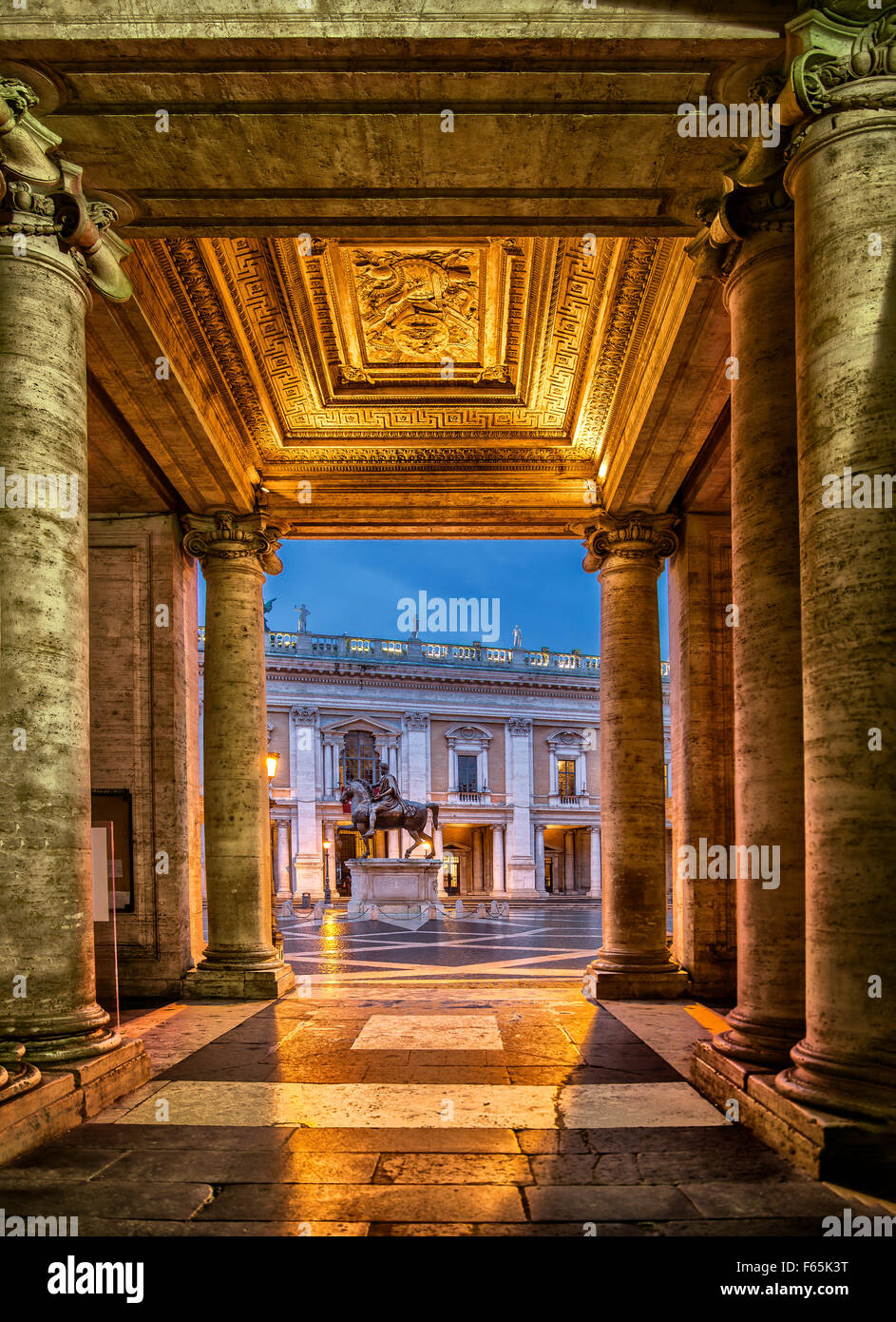 Te les Musées du Capitole, Rome, Italie Banque D'Images