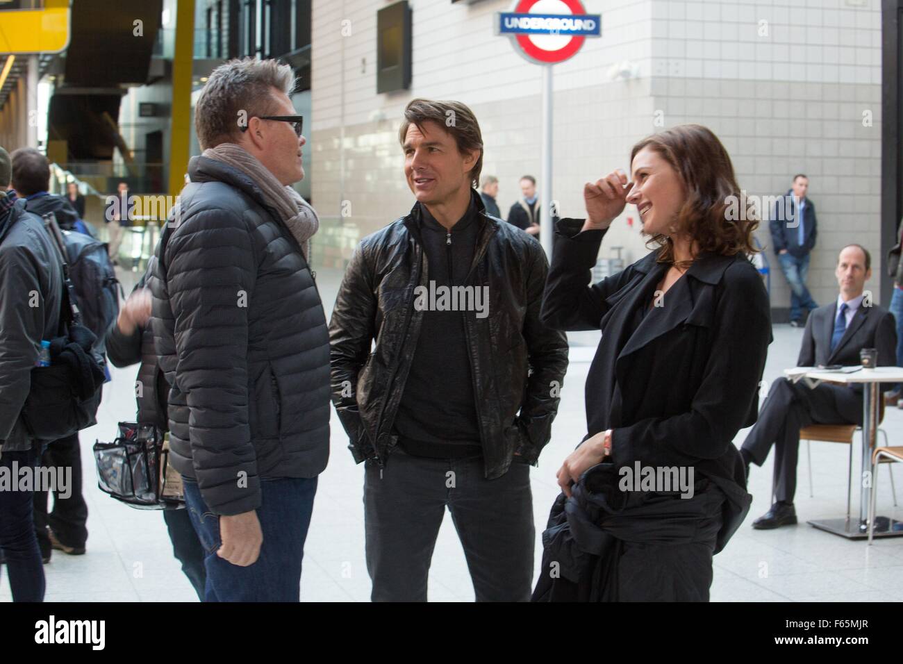 Mission : Impossible - État voyou Année : 2015 USA Réalisateur : Christopher McQuarrie Christopher McQuarrie, Tom Cruise, Rebecca Ferguson Shooting photo Banque D'Images