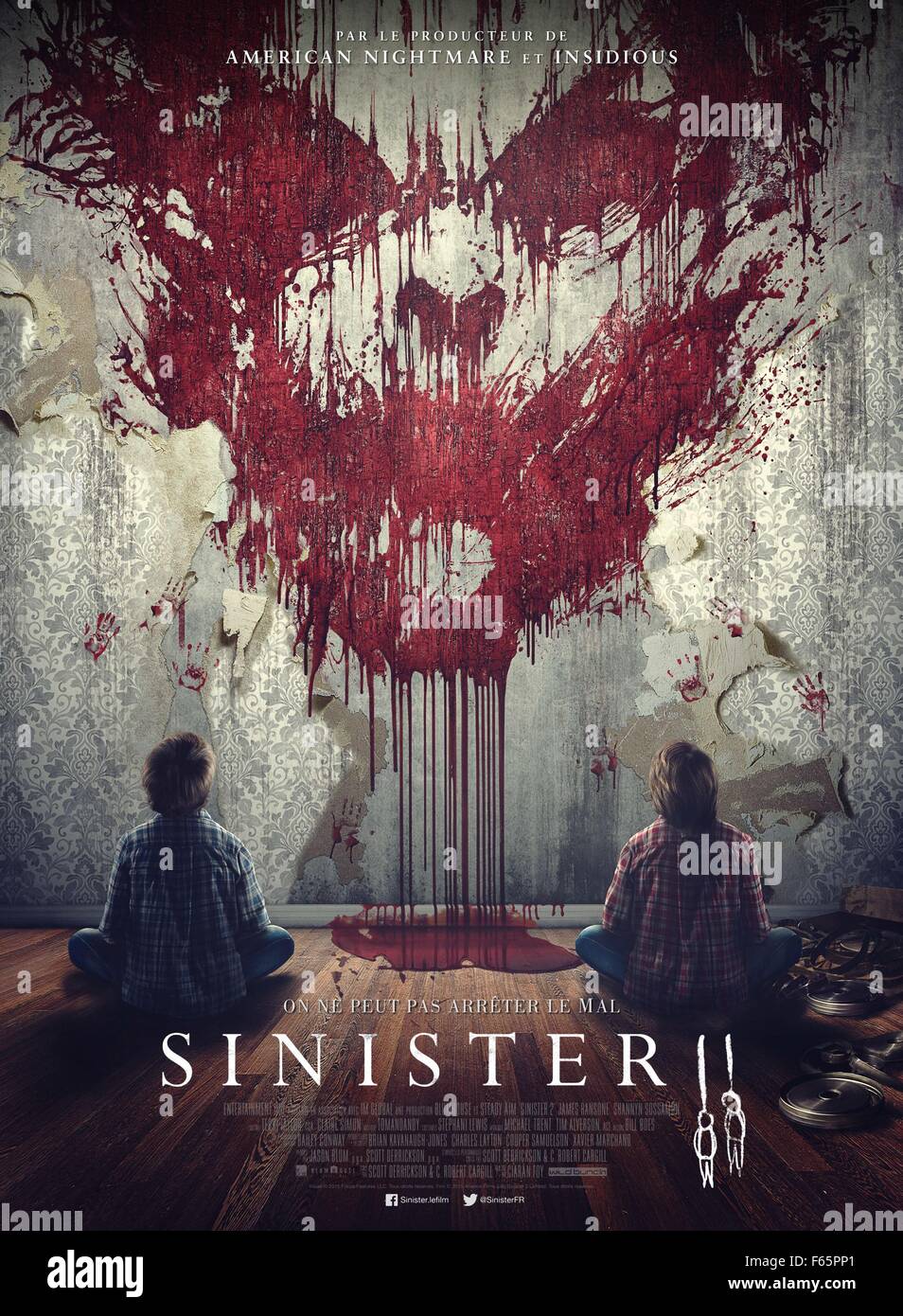 Sinister 2 Année : 2015 USA Réalisateur : Ciaran Foy Robert Daniel Sloan, Dartanian Sloan Film poster (Fr) Banque D'Images