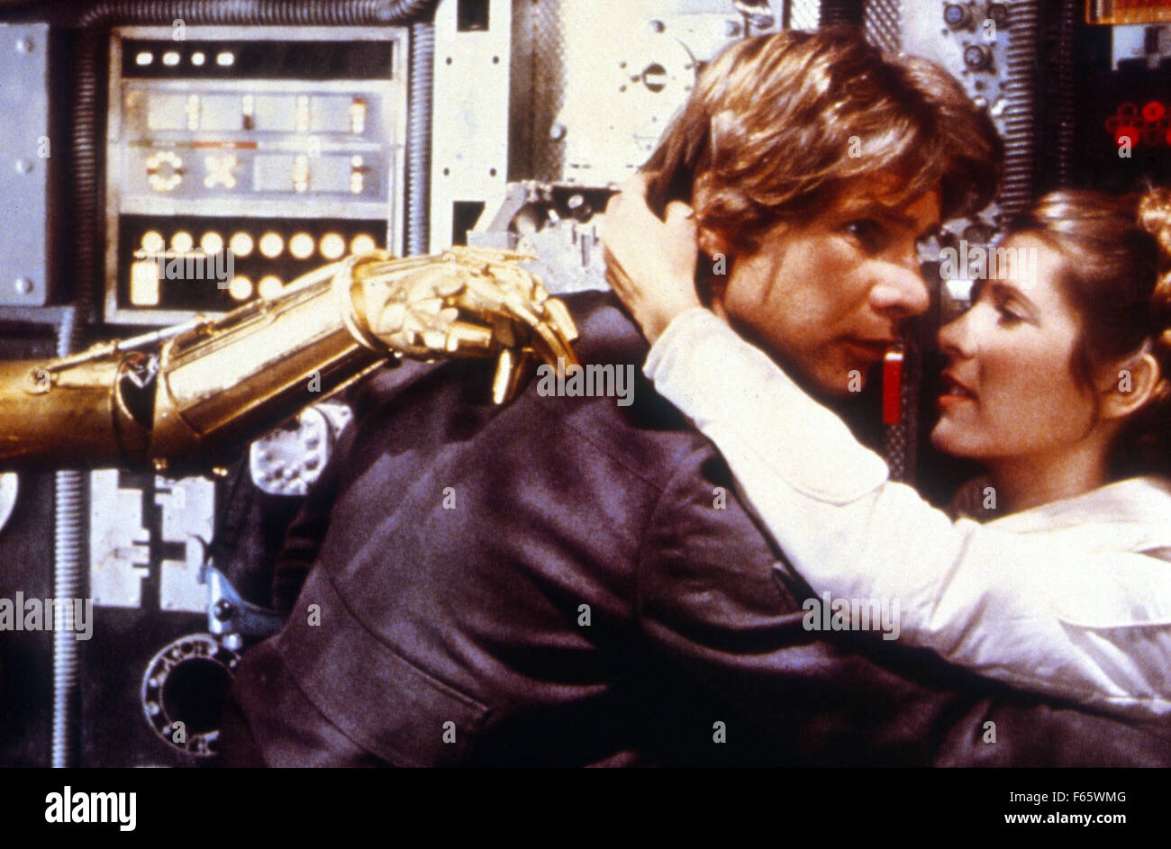 Star Wars : Episode V - L'Empire contre-attaque Année : 1980 USA Réalisateur : Irvin Kershner Harrison Ford, Carrie Fisher Banque D'Images