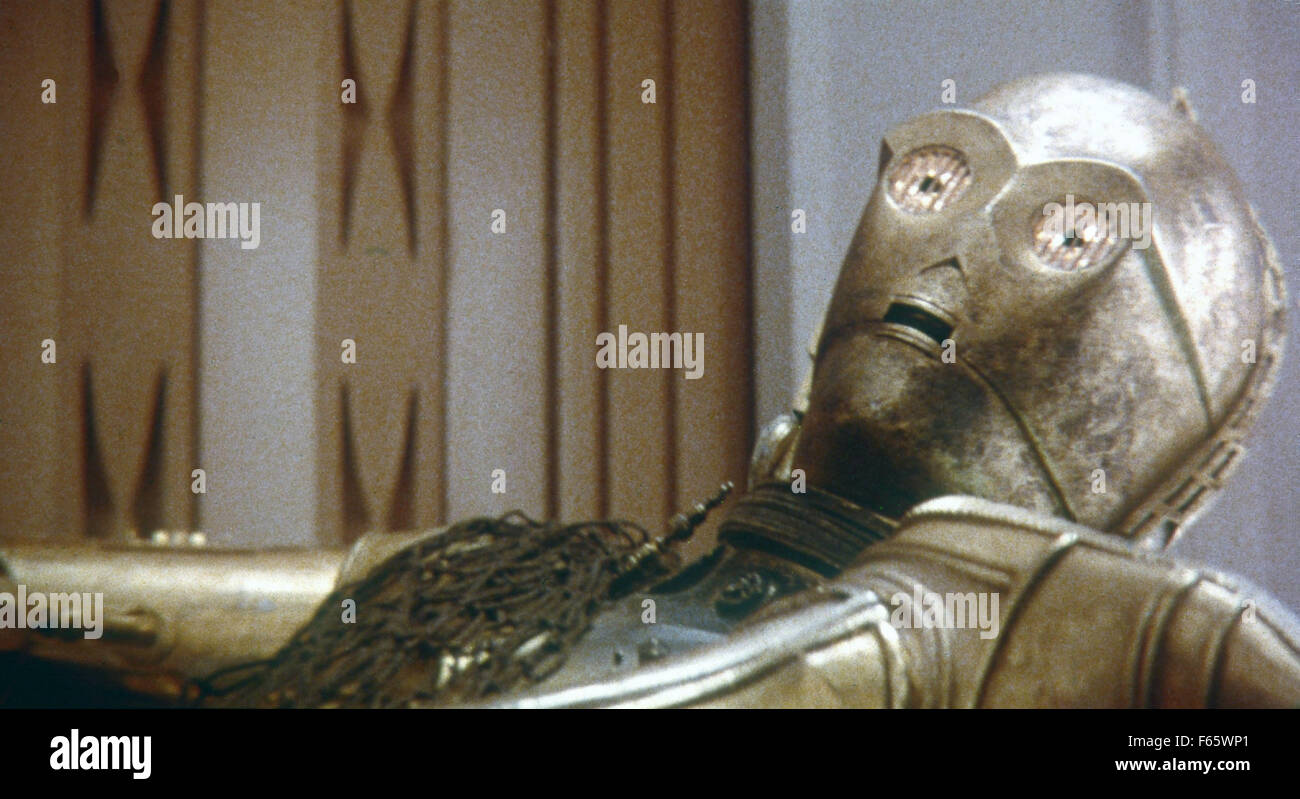 Star Wars : Episode V - L'Empire contre-attaque Année : 1980 USA Réalisateur : Irvin Kershner Anthony Daniels Banque D'Images