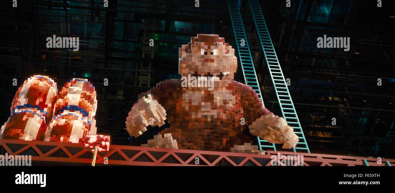 Pixels Année : 2015 USA / Chine Réalisateur : Chris Columbus Banque D'Images