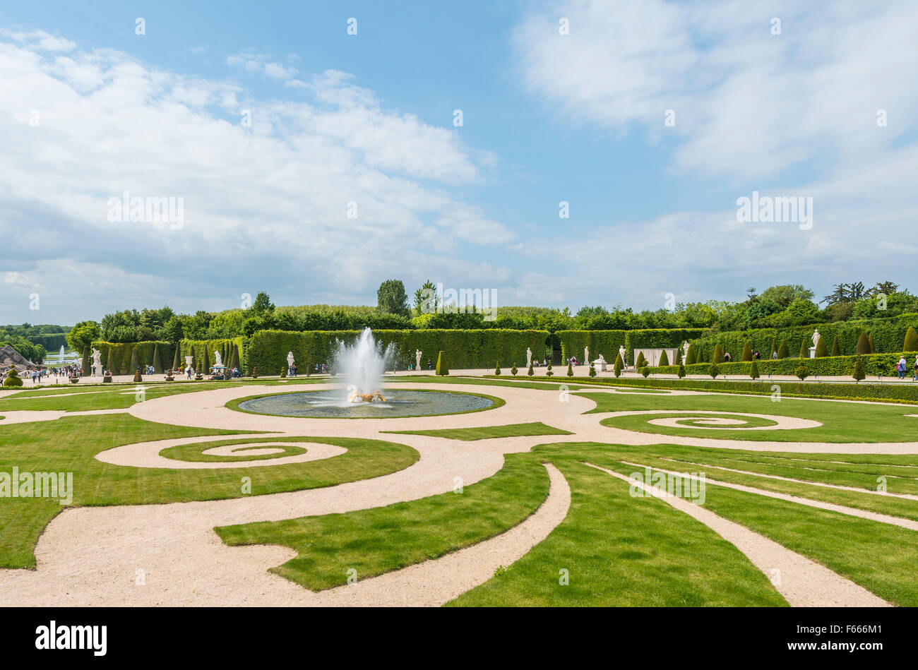 Jardins de Versailles, Château de Versailles, l'UNESCO World Heritage Site, Yvelines, région Ile-de-France, France Banque D'Images