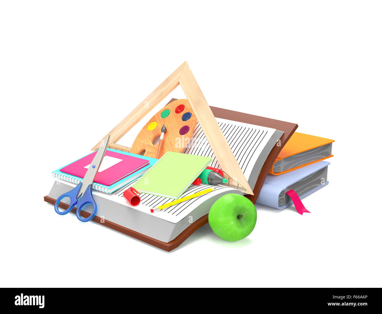 L'équipement scolaire Banque D'Images