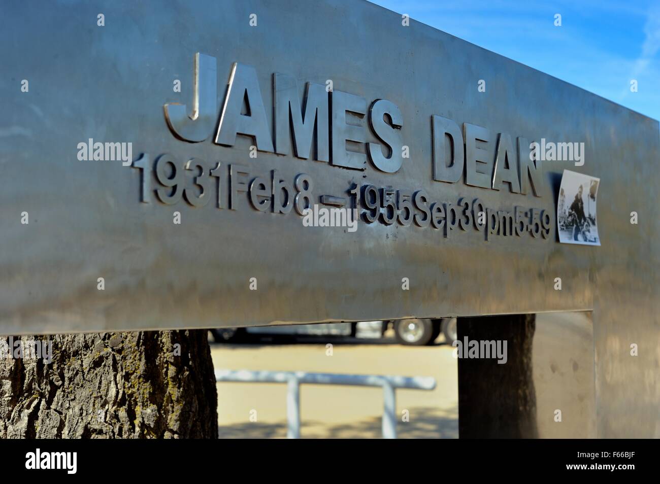 James Dean Memorial Banque D'Images