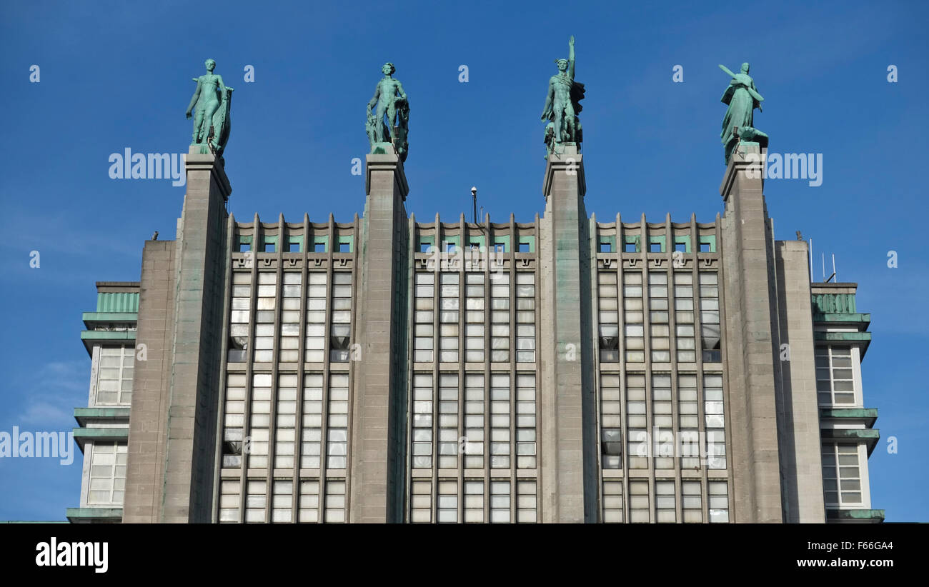 Grand Palais du Centenaire, Bruxelles Banque D'Images