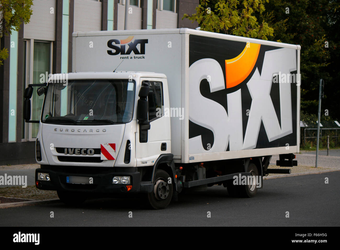 Markennamen : 'Sixt', Berlin. Banque D'Images