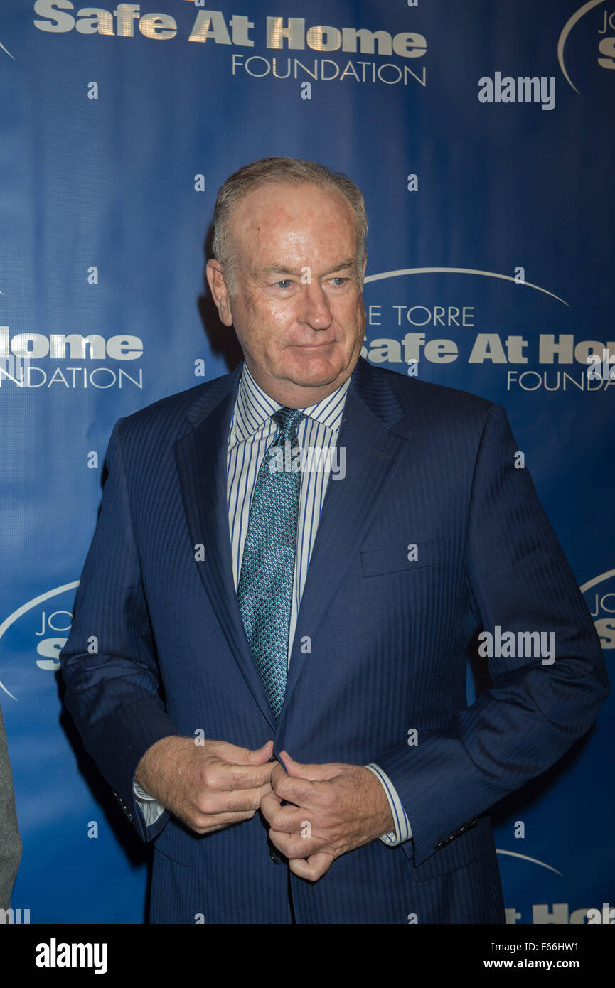 New York, NY, USA. 12Th Nov, 2015. BILL O'REILLY arrive à la Joe Torre en sécurité à la maison 13e Gala annuel de la Fondation, Cipriani, Jeudi, Novembre 12, 2015. © Bryan Smith/ZUMA/Alamy Fil Live News Banque D'Images