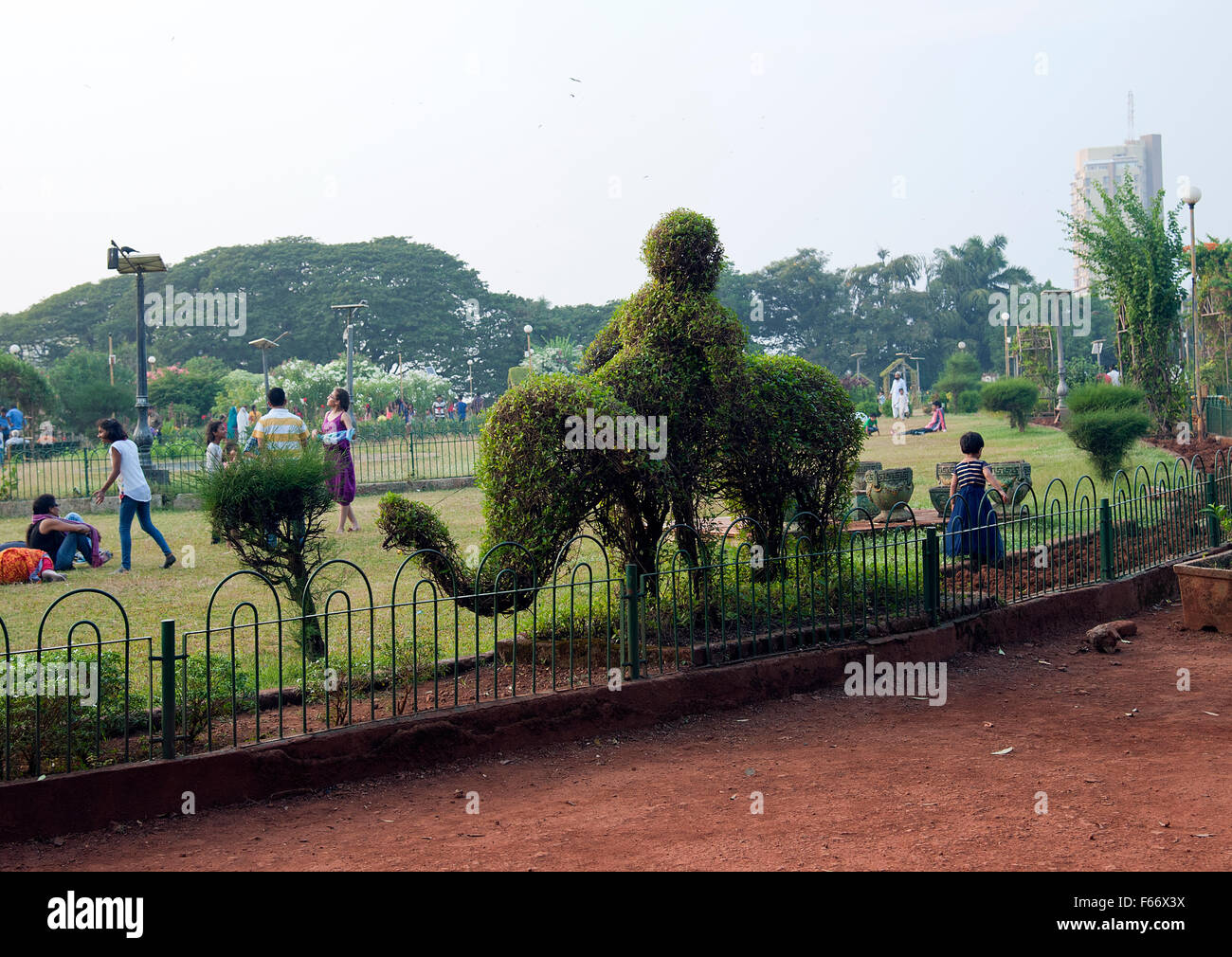 L'image de jardin suspendu a été prise à Mumbai, Inde Banque D'Images