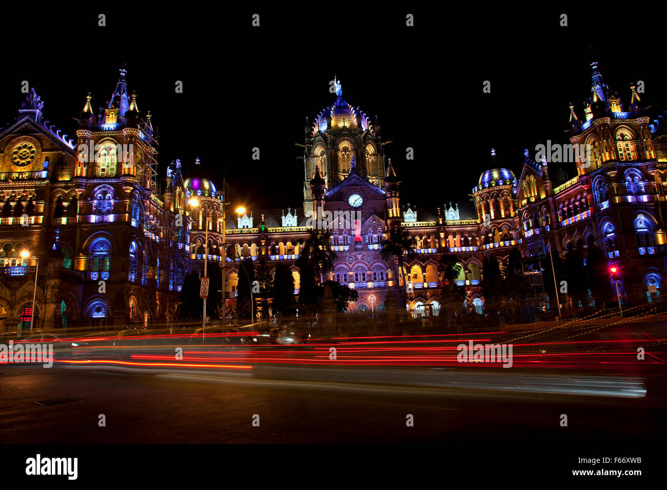 L'image de la CST a été prise à Mumbai, Inde Banque D'Images