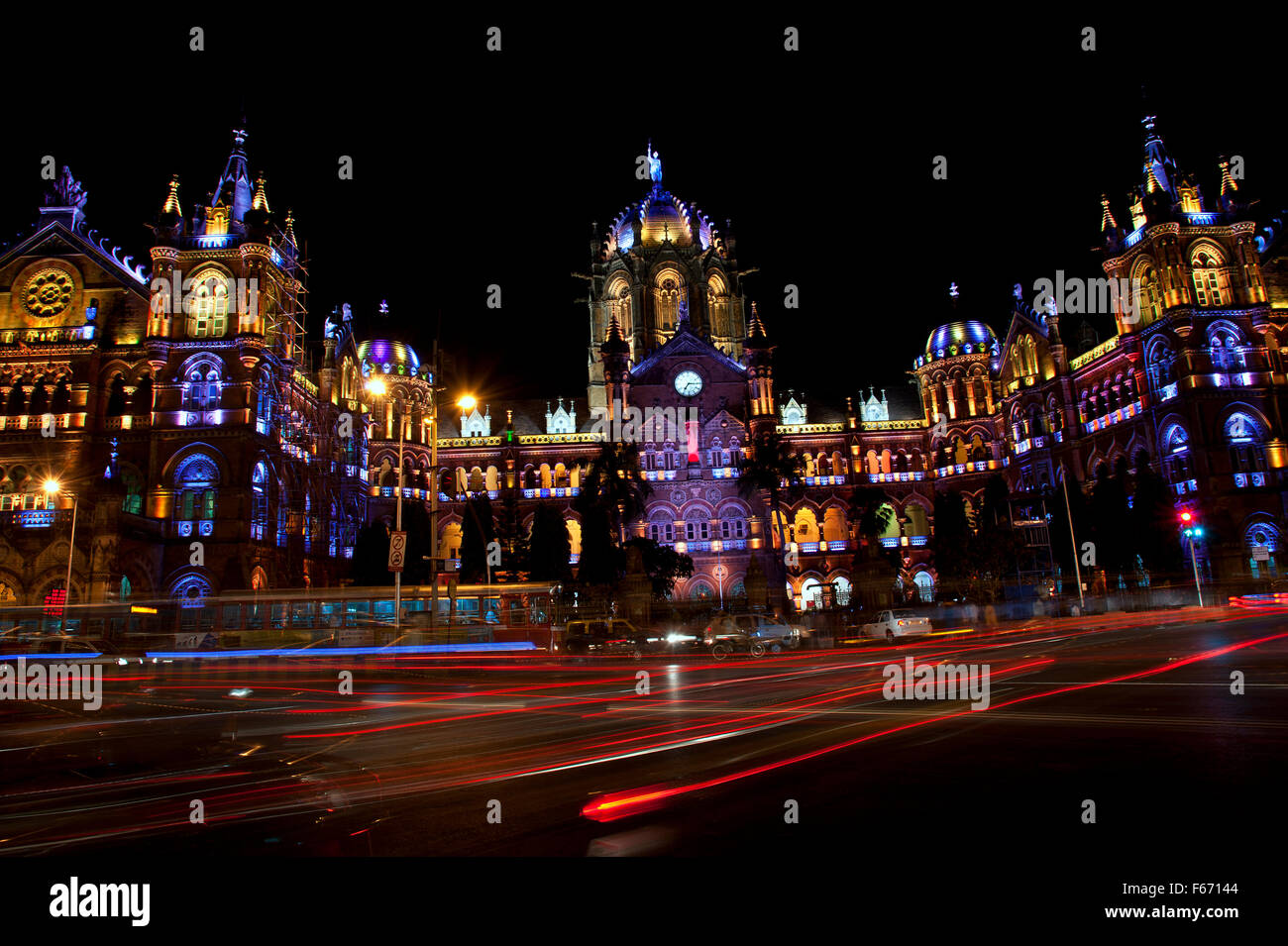 L'image de la CST a été prise à Mumbai, Inde Banque D'Images