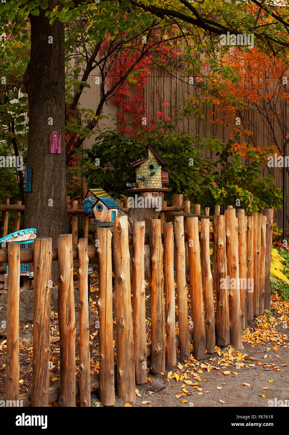Jardin à l'Strong National Museum of Play., Banque D'Images