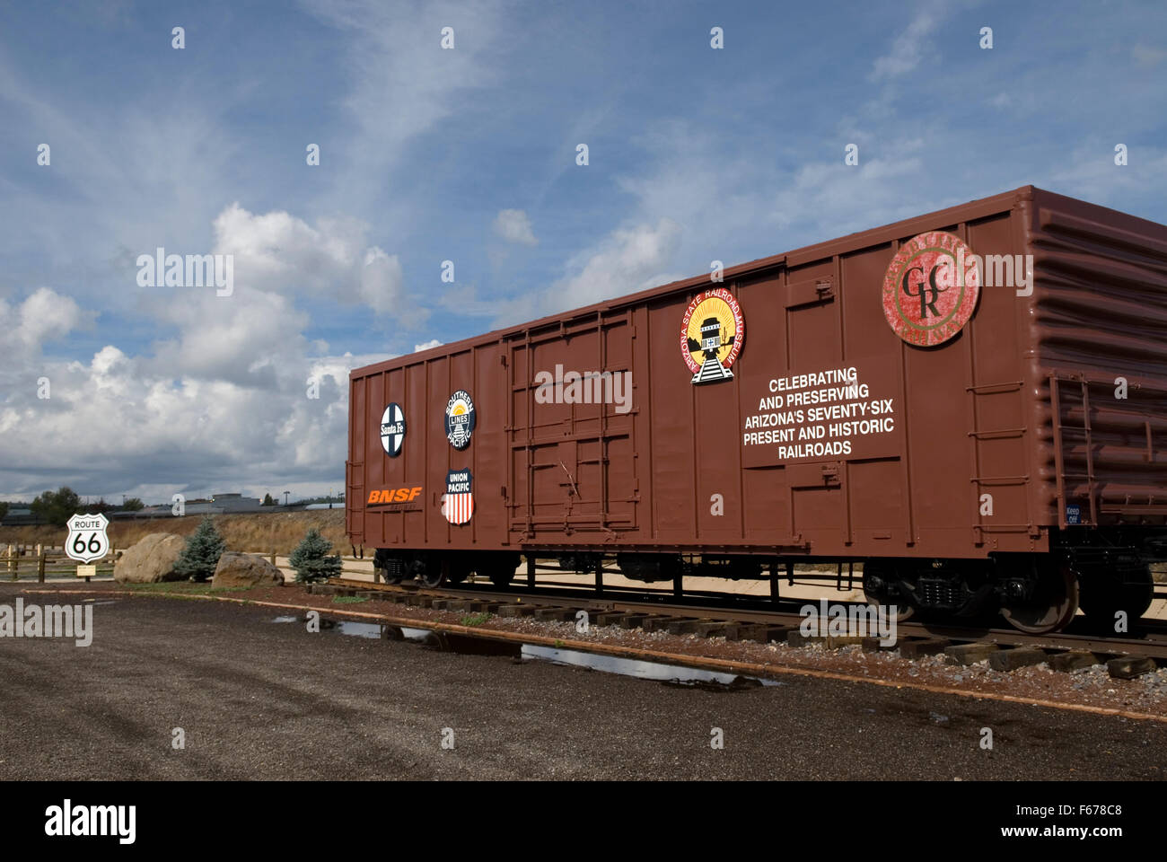 La BNSF Railway Williams Arizona USA Banque D'Images