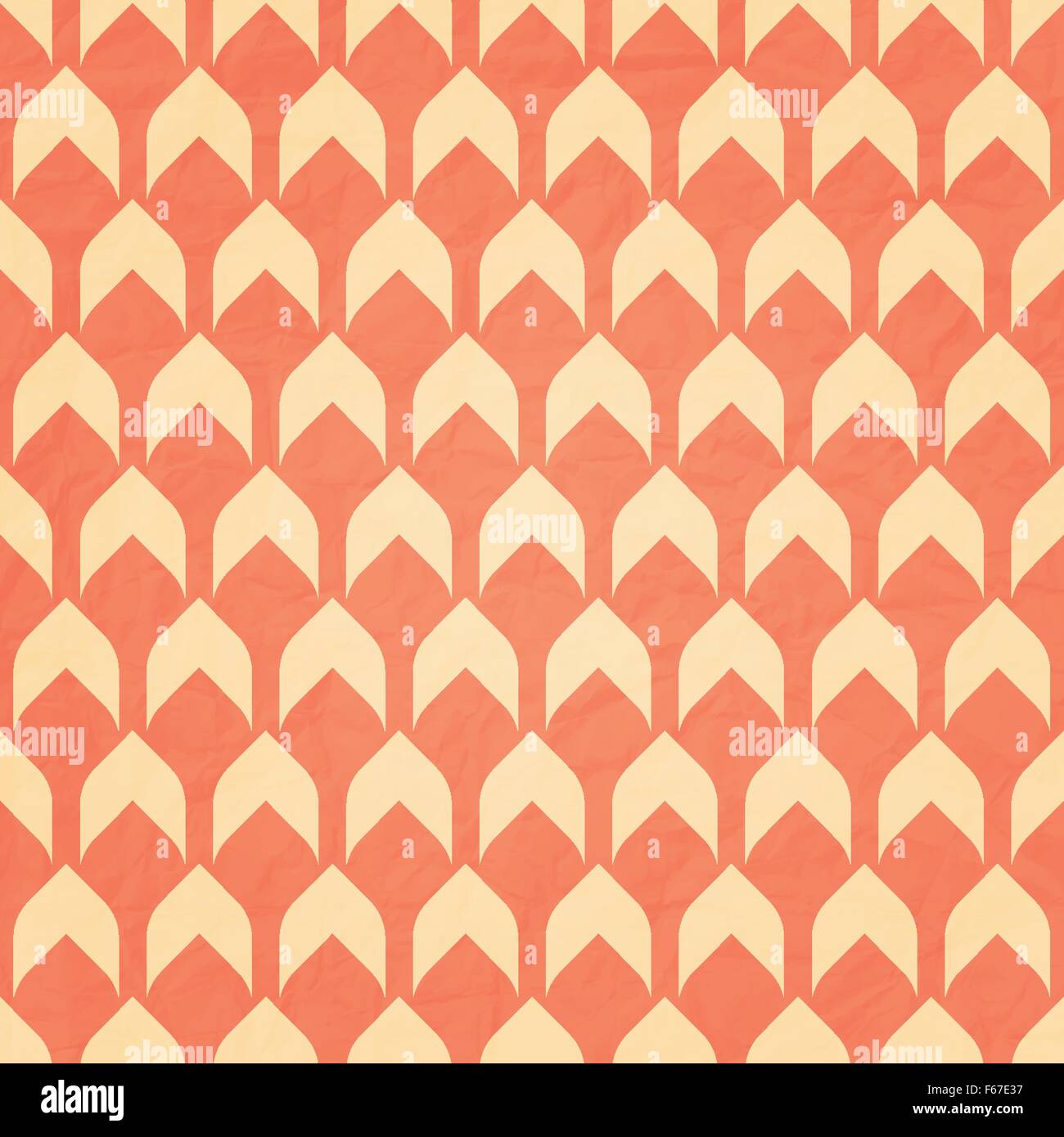 Modèle sans couture avec ornement géométrique plus simple papier texture. vector design rétro arrière Illustration de Vecteur