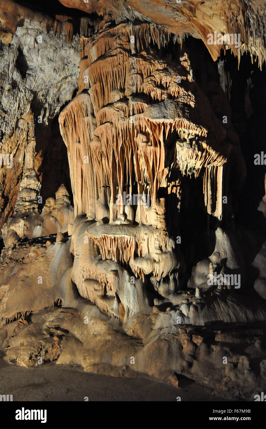 Grotte de Domica Banque D'Images