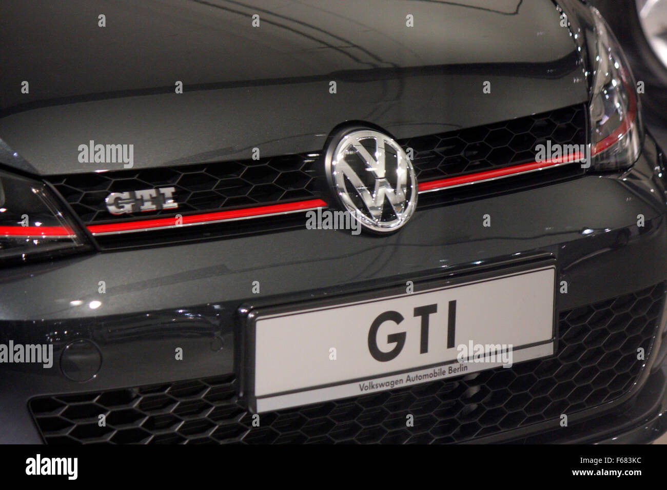 Markenname : 'VW Golf GTI Volkswagen', Berlin. Banque D'Images