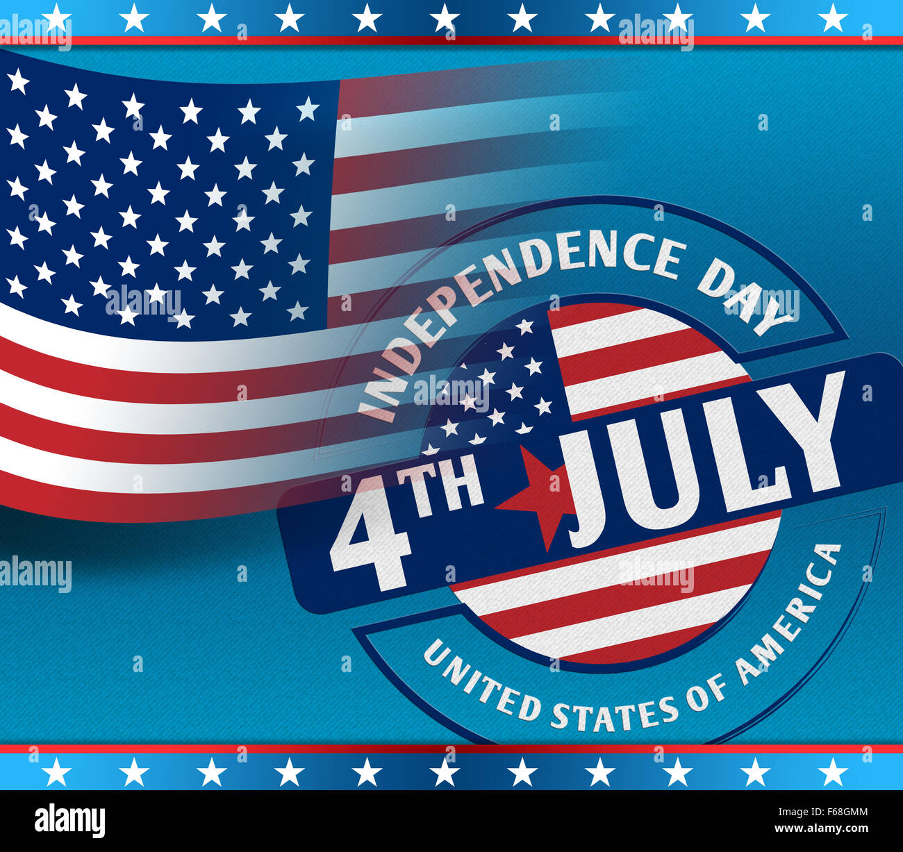 4 juillet Jour de l'Indépendance américaine en tant que concept Banque D'Images