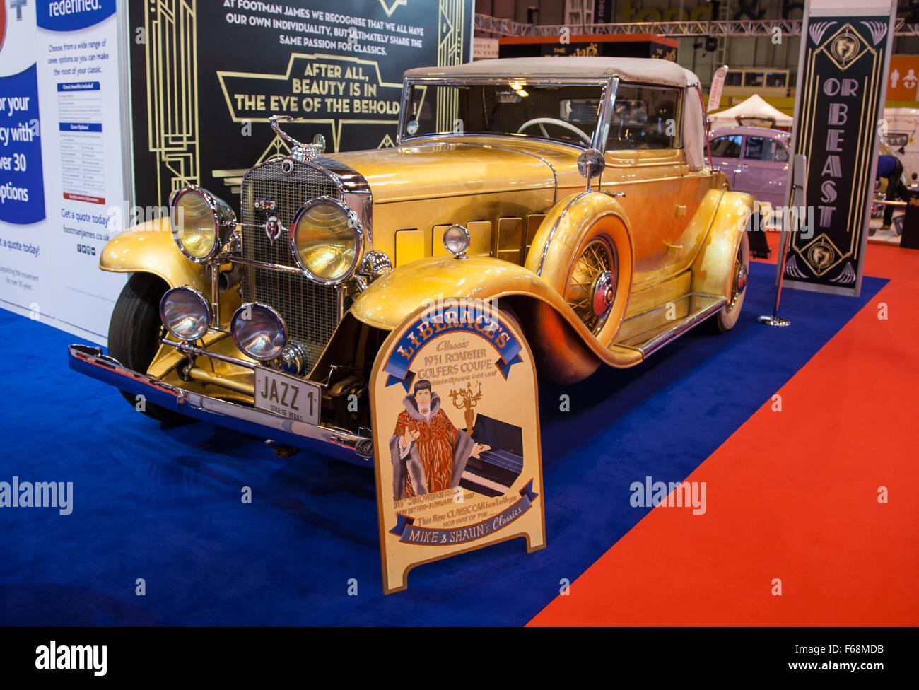Birmingham, UK. 14 novembre, 2015. Lancaster Classic Car Show à NEC de Birmingham Crédit : Steven re/Alamy Live News Banque D'Images