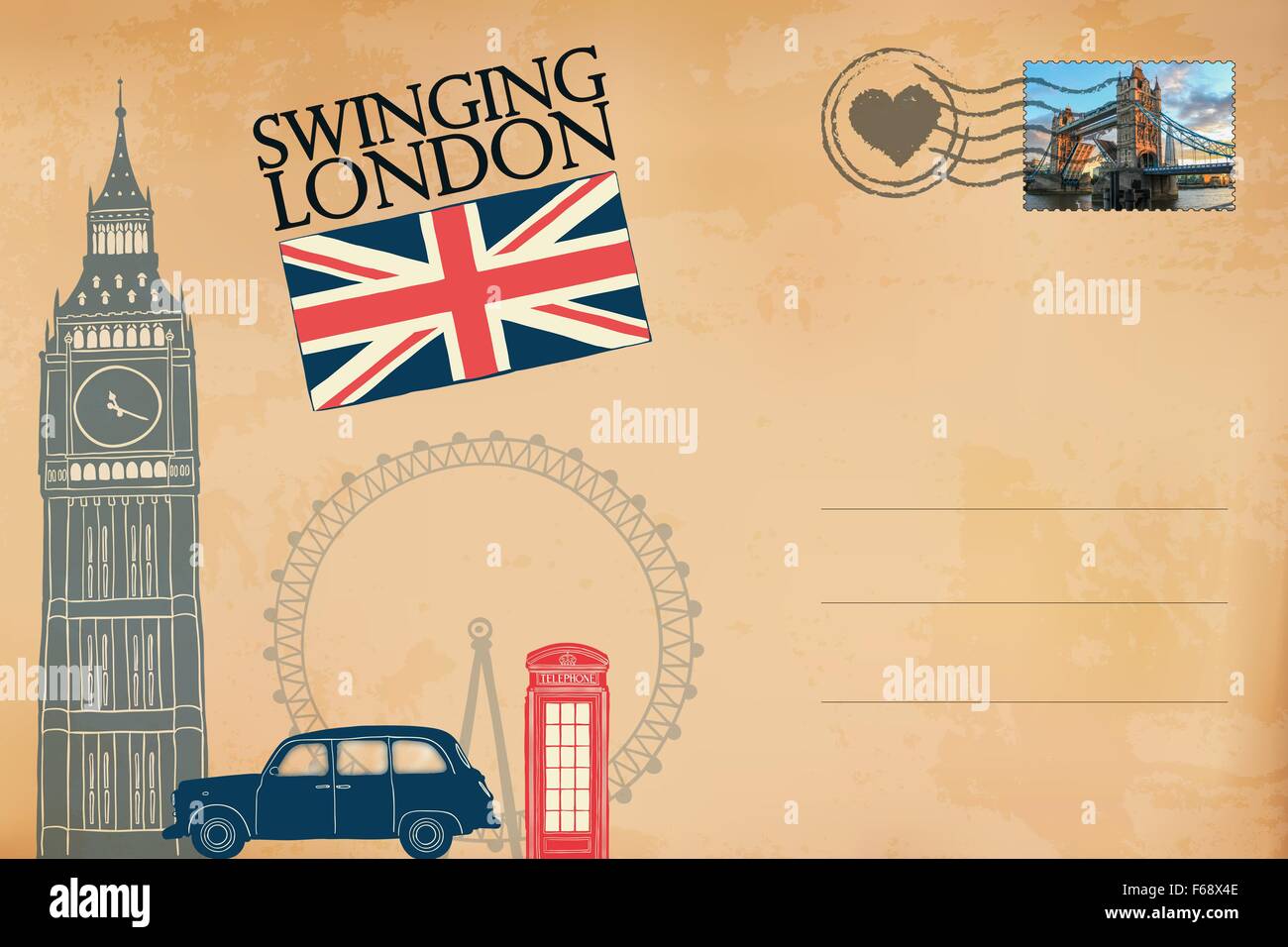 Carte Postale De Londres Photo Stock Alamy Carte Postale De Londres Photo Stock Alamy