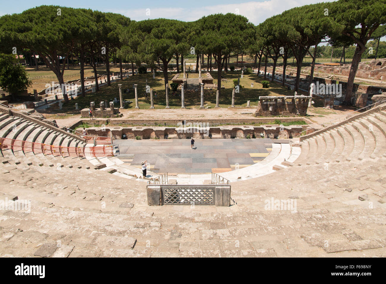 Ostia Antica, Rome, Italie Banque D'Images