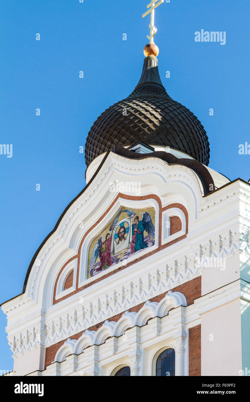 La cathédrale Alexandre Nevski, l'Estonie Banque D'Images
